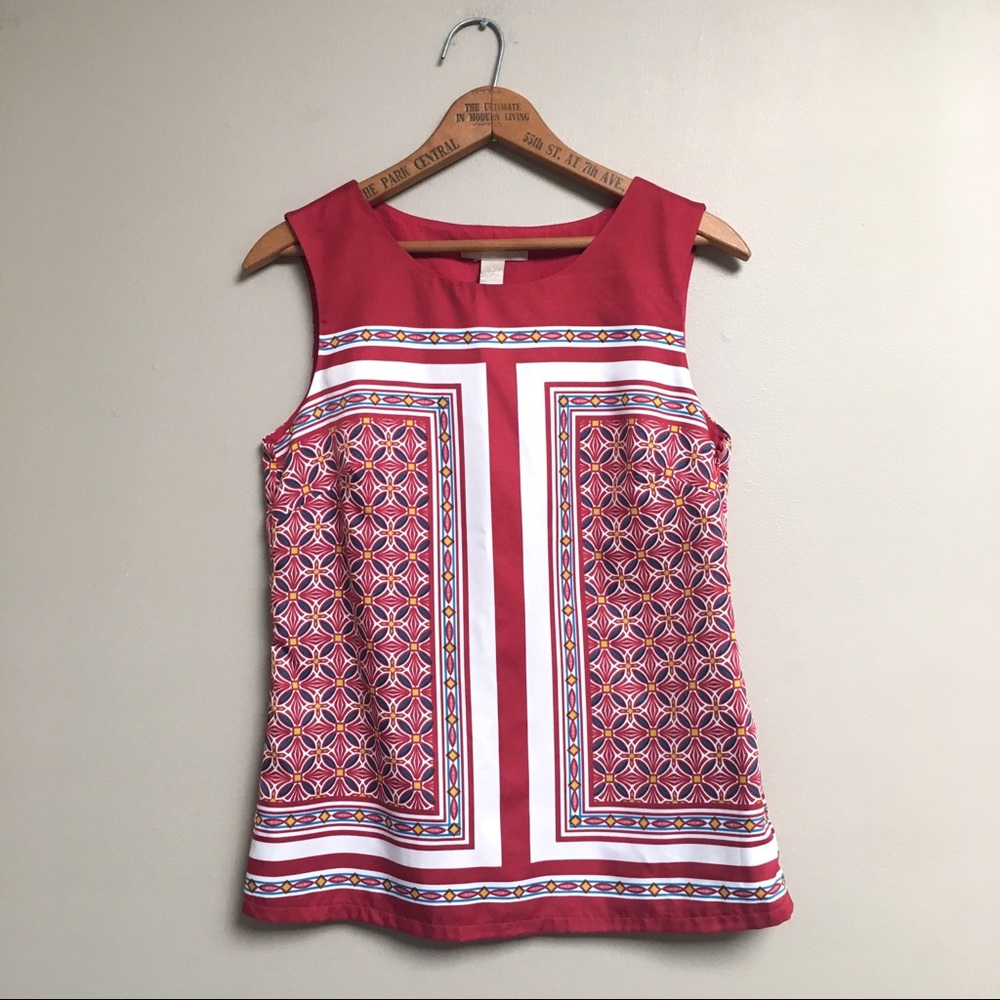 Banana Republic Factory abstract print top